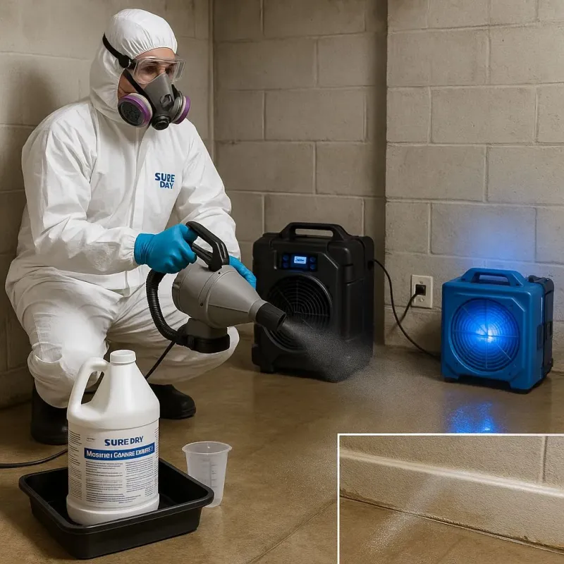 Sanitization and Odor Removal process in Powells Crossroads, TN